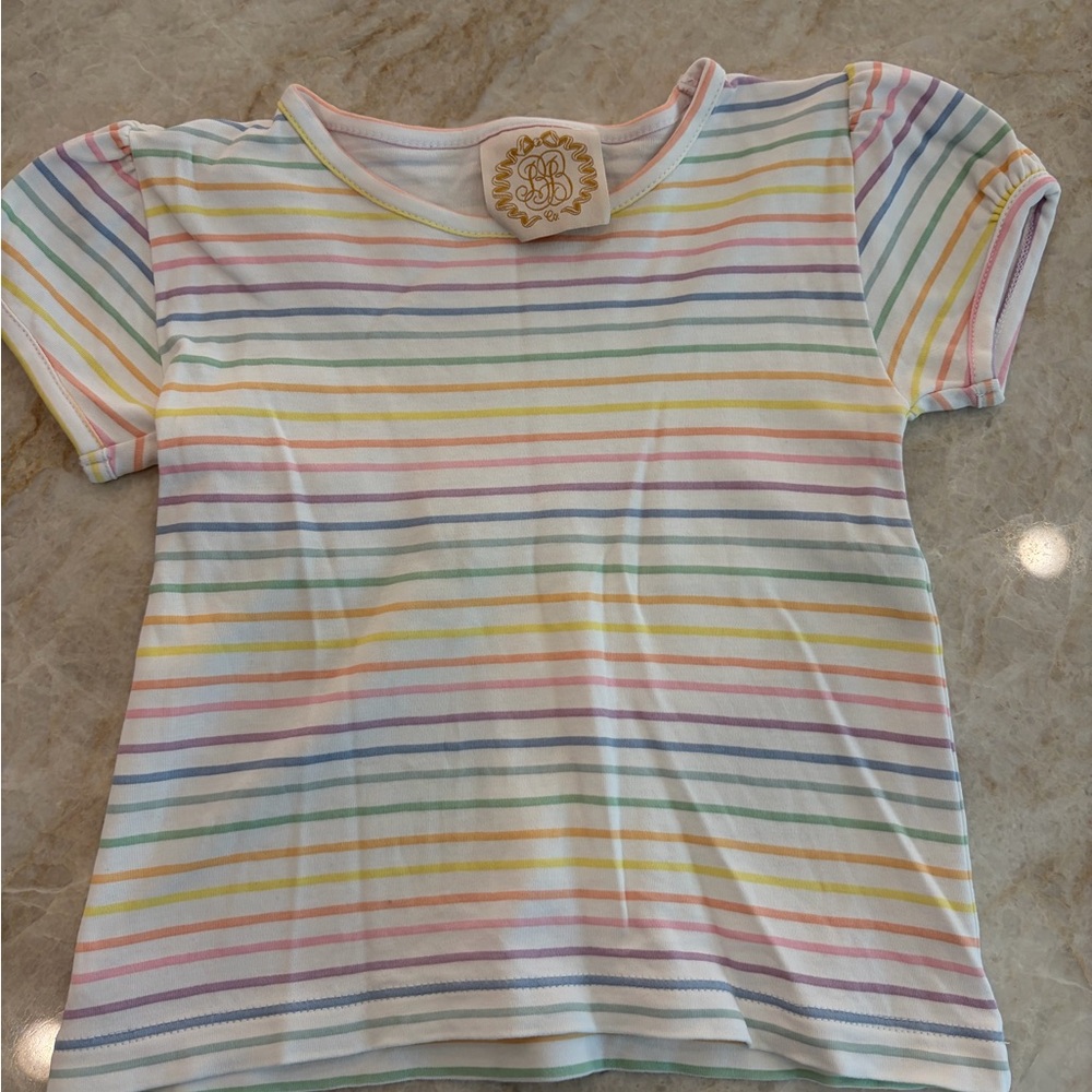 The Beaufort Bonnet Company 2T rainbow shirt